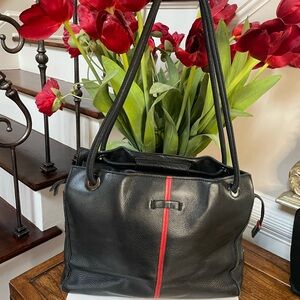 Hammitt Benjamin Work Tote in Black Leather